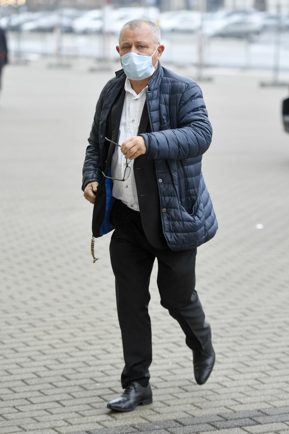 Tadeusz Chudecki na pogrzebie Wojciecha Pszoniaka Tadeusz Chudecki na pogrzebie Wojciecha Pszoniaka