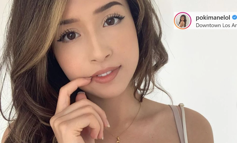 Pokimane - fragment zdjęcia zamieszczonego w serwisie Instagram.com/ na profilu: www.instagram.com/pokimanelol