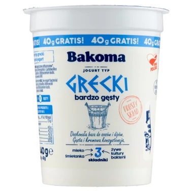 Bakoma Jogurt typ grecki 370 g - 9