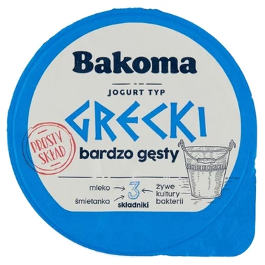 Bakoma Jogurt typ grecki bardzo gęsty 170 g - 5