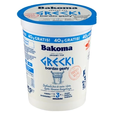 Bakoma Jogurt typ grecki 370 g - 8