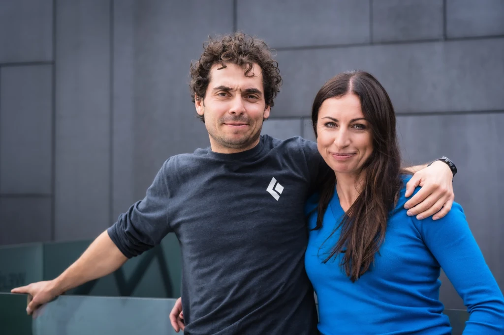 Justyna Kowalczyk z mężem Kacprem Tekielim Justyna Kowalczyk z mężem Kacprem Tekielim