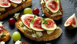 Bruschetta z gorgonzolą i figą