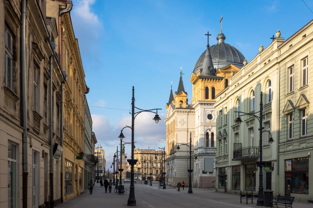 Łódź, ulica Piotrkowska.