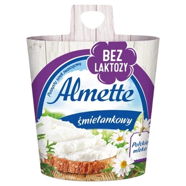 Almette Puszysty serek twarogowy śmietankowy bez laktozy 150 g - 4