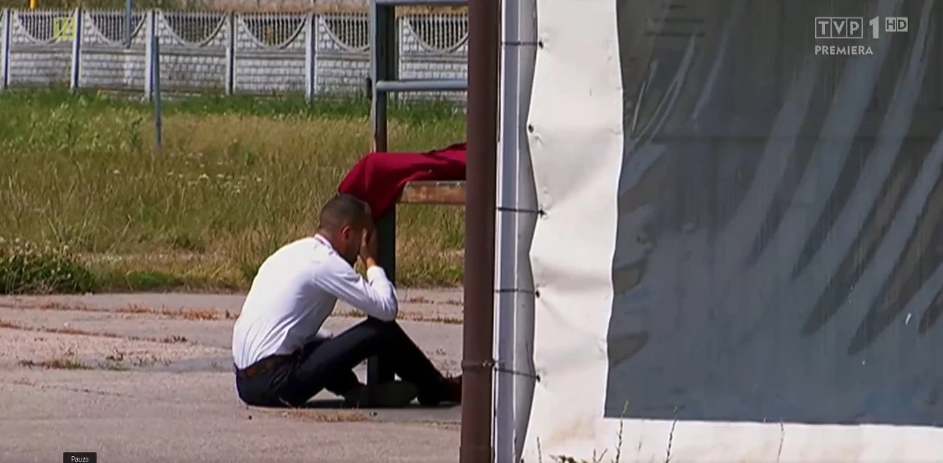 Dawid popłakał się w programie, fot. screen z programu TVP "Rolnik szuka żony" Dawid popłakał się w programie, fot. screen z programu TVP "Rolnik szuka żony"