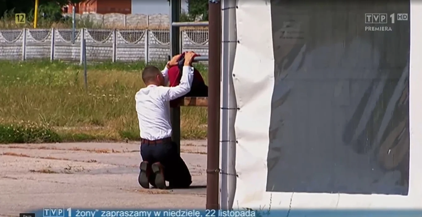 Dawid popłakał się w programie, fot. screen z programu TVP "Rolnik szuka żony" Dawid popłakał się w programie, fot. screen z programu TVP "Rolnik szuka żony"