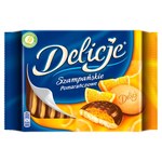 Delicje Szampańskie Biszkopty z galaretką pomarańczową oblewane czekoladą 294 g