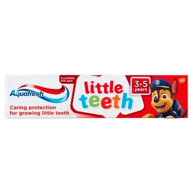 Aquafresh Little Teeth Pasta do zębów z fluorkiem 50 ml - 4