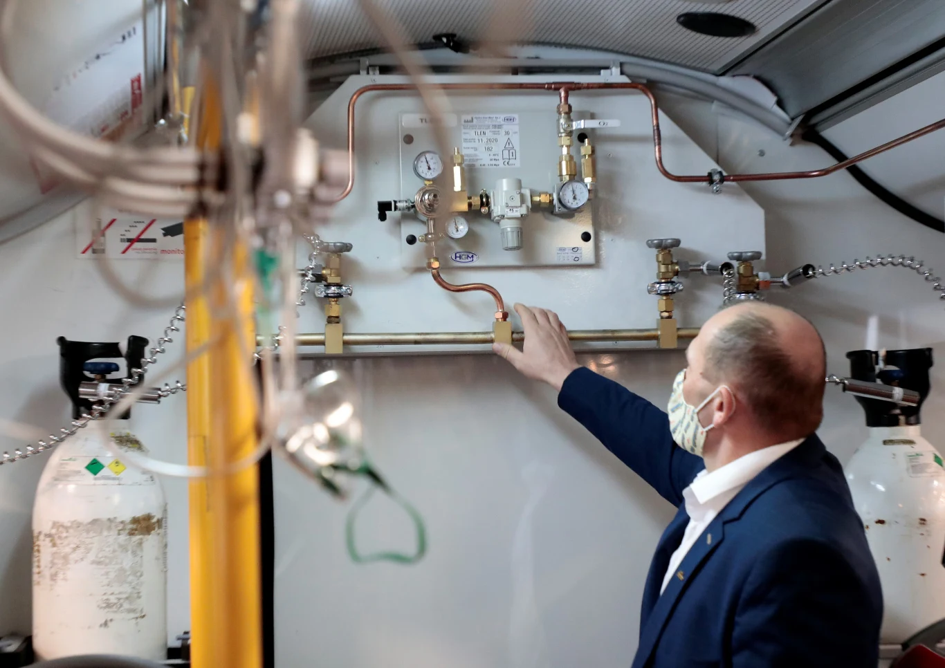 Przemiana autobusu była realizowana we współpracy ze szpitalem MSWiA.