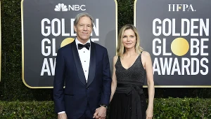 Michelle Pfeiffer z mężem Davidem E. Kelleyem