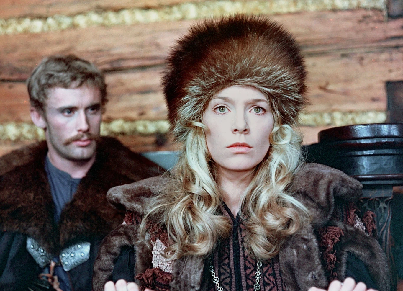 Małgorzata Braunek i Daniel Olbrychski w filmie "Potop"