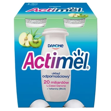 Actimel Mleko fermentowane o smaku kiwi-jabłko-aloes 400 g (4 x 100 g) - 1