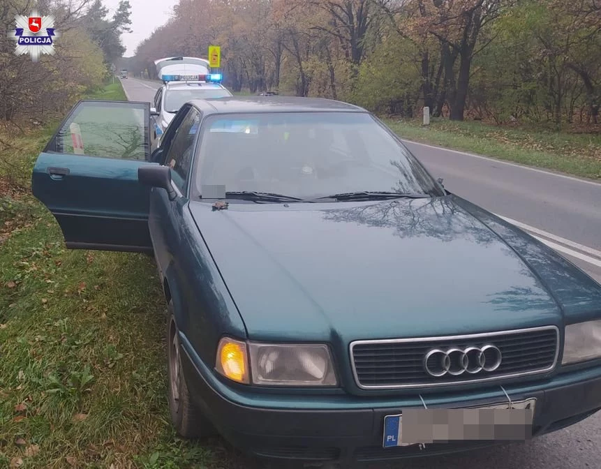 Audi trafiło na policyjny parking