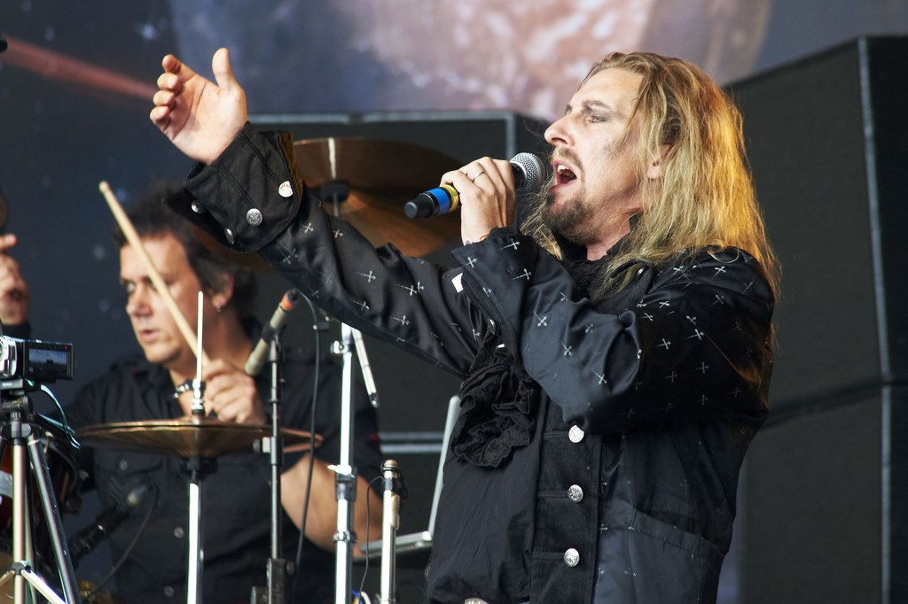 Thomas Vikström (Therion) w akcji