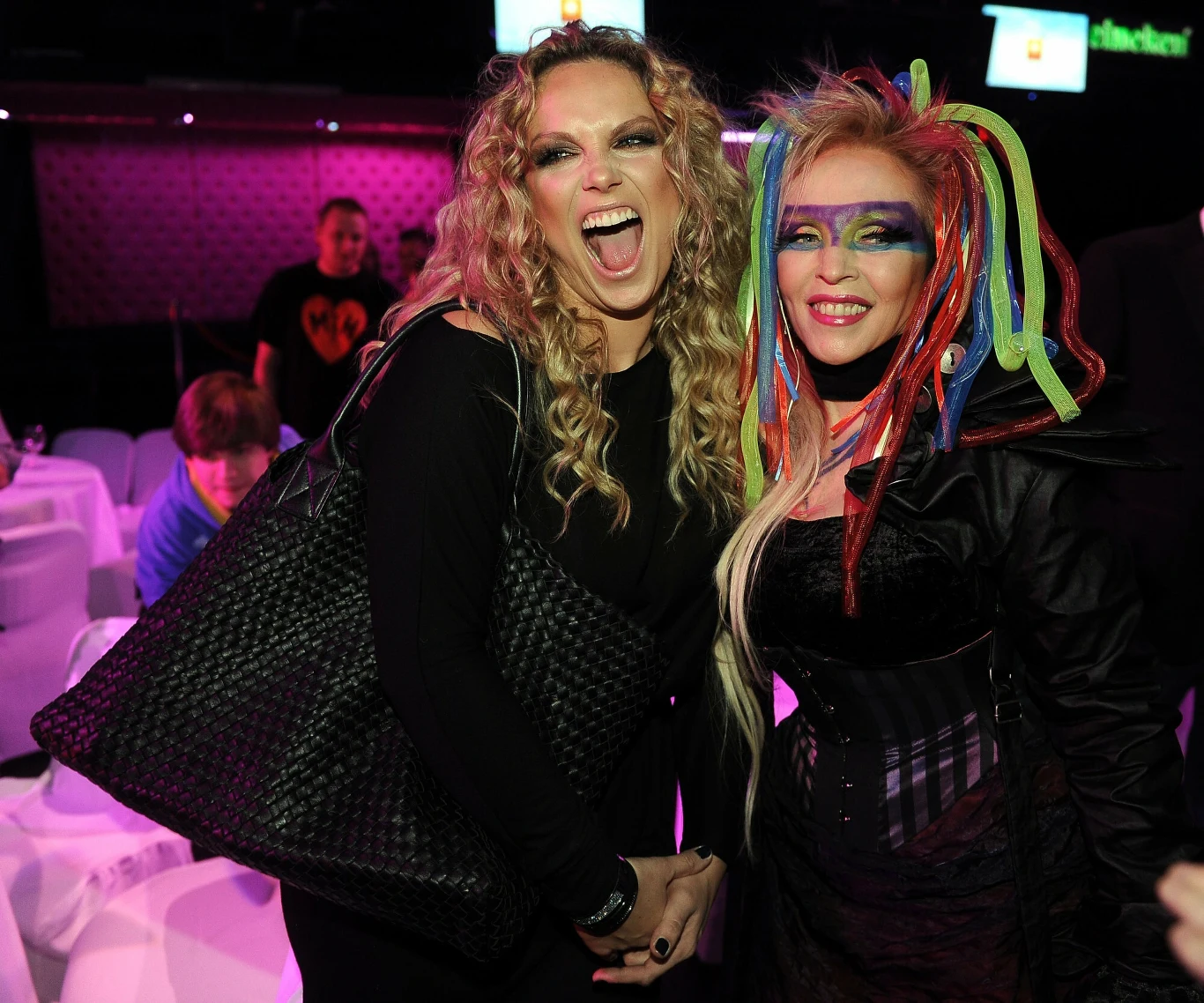 Krystyna Mazurówna i Joanna Liszowska na ramówce Polsatu Krystyna Mazurówna i Joanna Liszowska na ramówce Polsatu