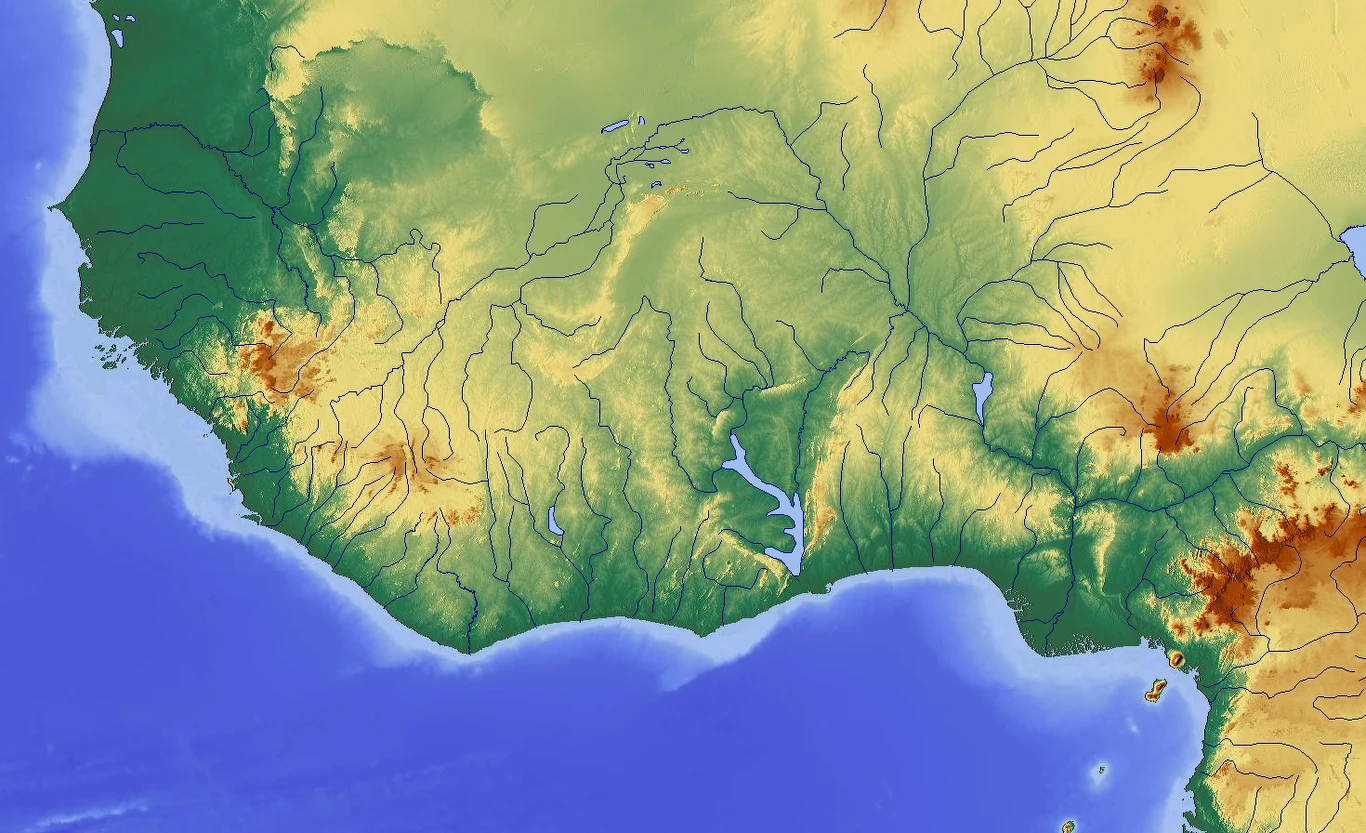 Sygnał dochodzi z Zatoki Gwinejskiej