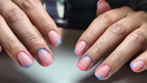 Najmodniejsze paznokcie na zimę? Double french manicure!