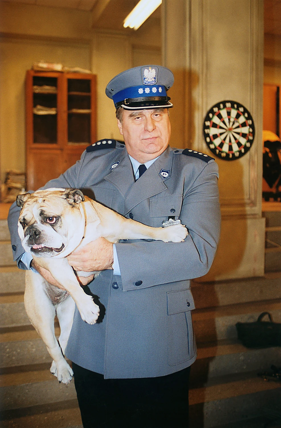 Marek Perepeczko na planie "13 posterunku: Marek Perepeczko na planie "13 posterunku: