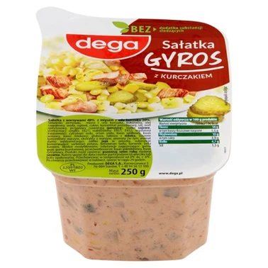 dega Sałatka gyros z kurczakiem 250 g - 2