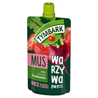 Tymbark Vega Mus jabłko burak truskawka 100 g - 2