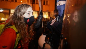 Środowy protest w Warszawie