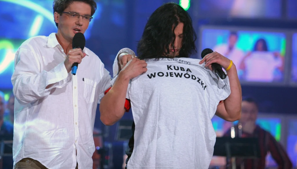 Maciej Silski i Kuba Wojewódzki w 2005 roku 