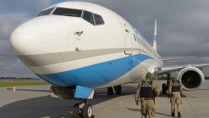 Funkcjonariusze interweniowali na pokładzie samolotu