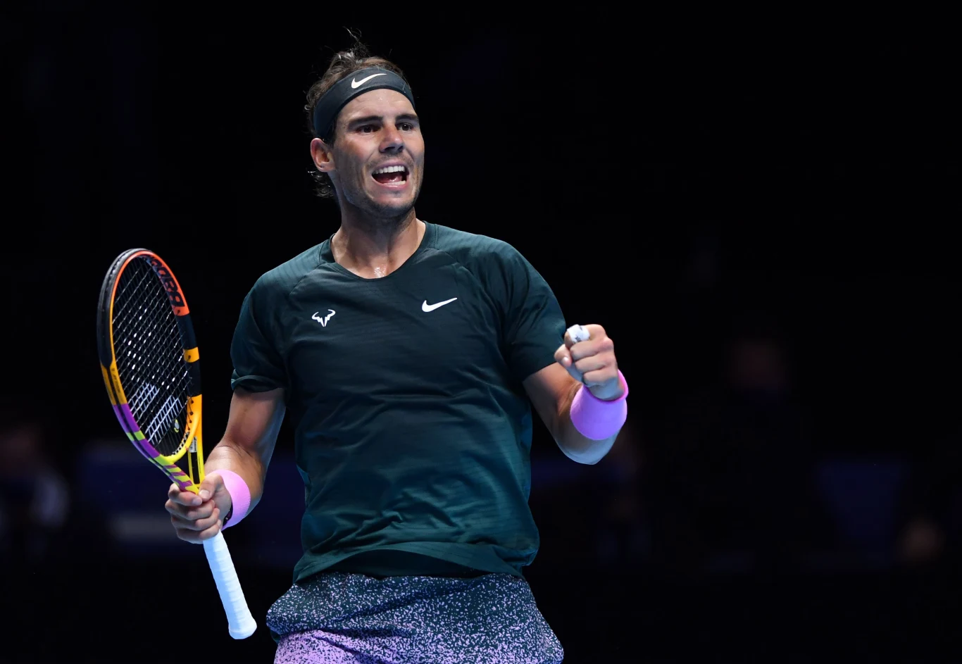 Rafael Nadal triumfuje