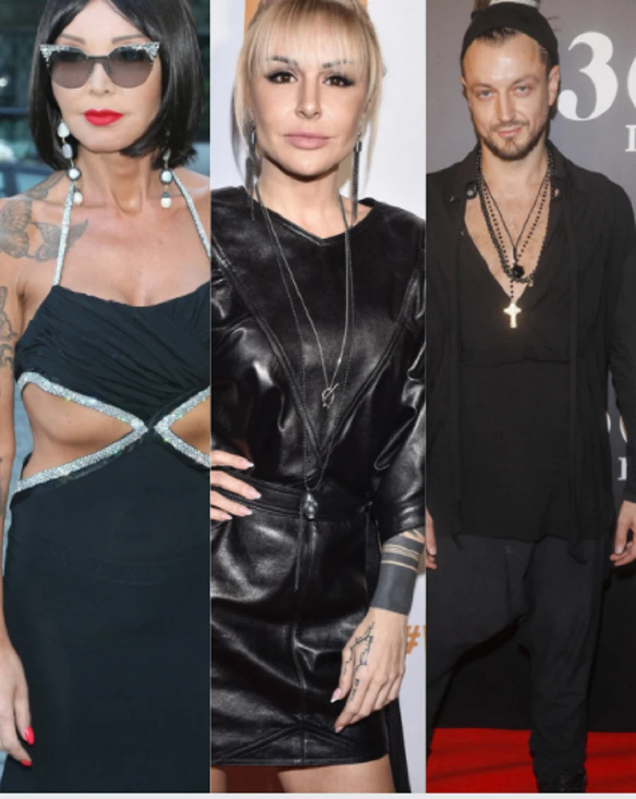 Ewa Minge, Blanka Lipińska i Aleksander Baron Ewa Minge, Blanka Lipińska i Aleksander Baron