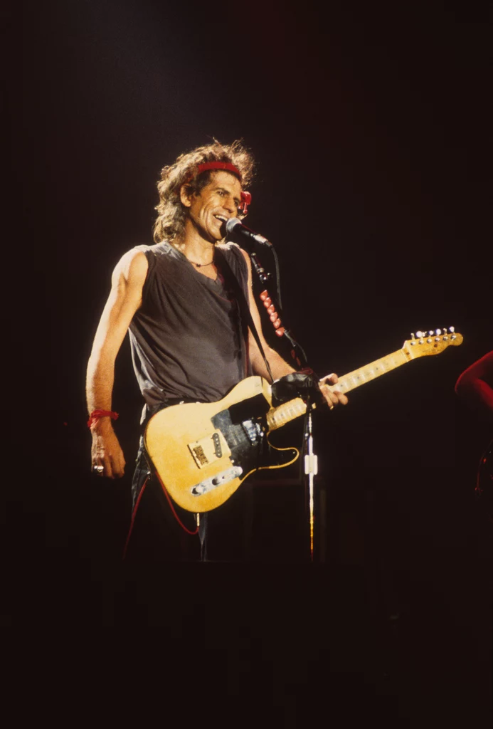 Keith Richards w 1988 r.