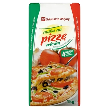 Gdańskie Młyny Mąka pszenna na pizzę włoską tipo 00 1 kg - 1