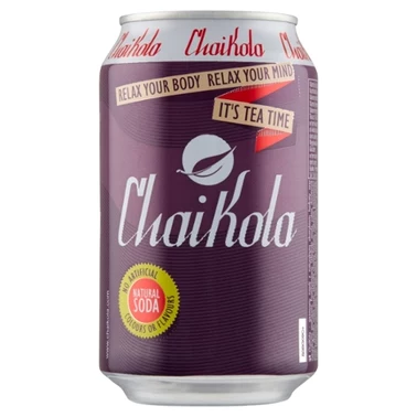 ChaiKola Gazowany napój z naturalnym ekstraktem herbaty 330 ml - 3