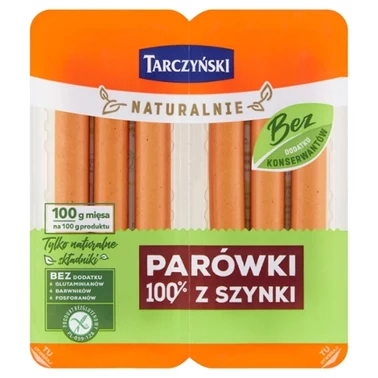 Tarczyński Naturalnie Parówki 100 % z szynki 200 g (2 x 100 g) - 4