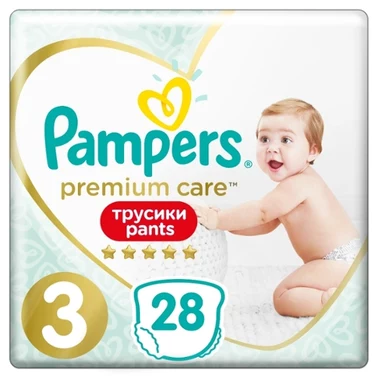 Pampers Premium Care Pieluchomajtki, rozmiar 3, 28 pieluszek, 6kg-11kg - 8