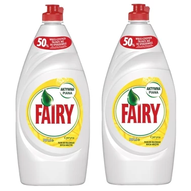 Fairy Lemon Płyn do mycia naczyń 2x900 ml - 2