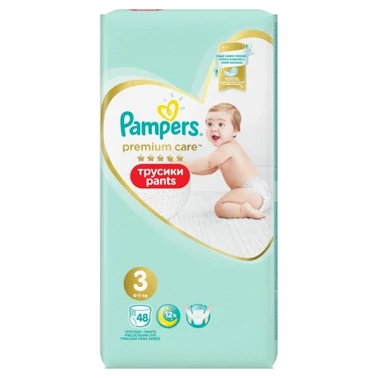 Pampers Premium Care Pieluchomajtki, rozmiar 3, 48 pieluszek, 6kg-11kg - 9