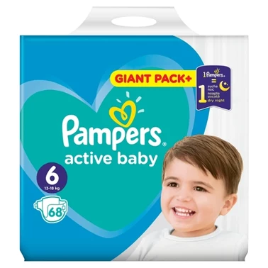 Pampers Active Baby 6, 68 Pieluszek,13kg-18kg - 8