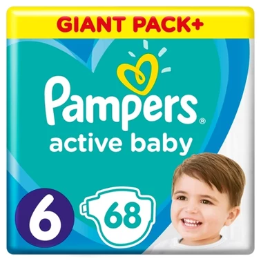 Pampers Active Baby 6, 68 Pieluszek,13kg-18kg - 7