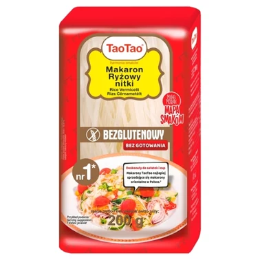 Tao Tao Makaron ryżowy nitki 200 g - 1