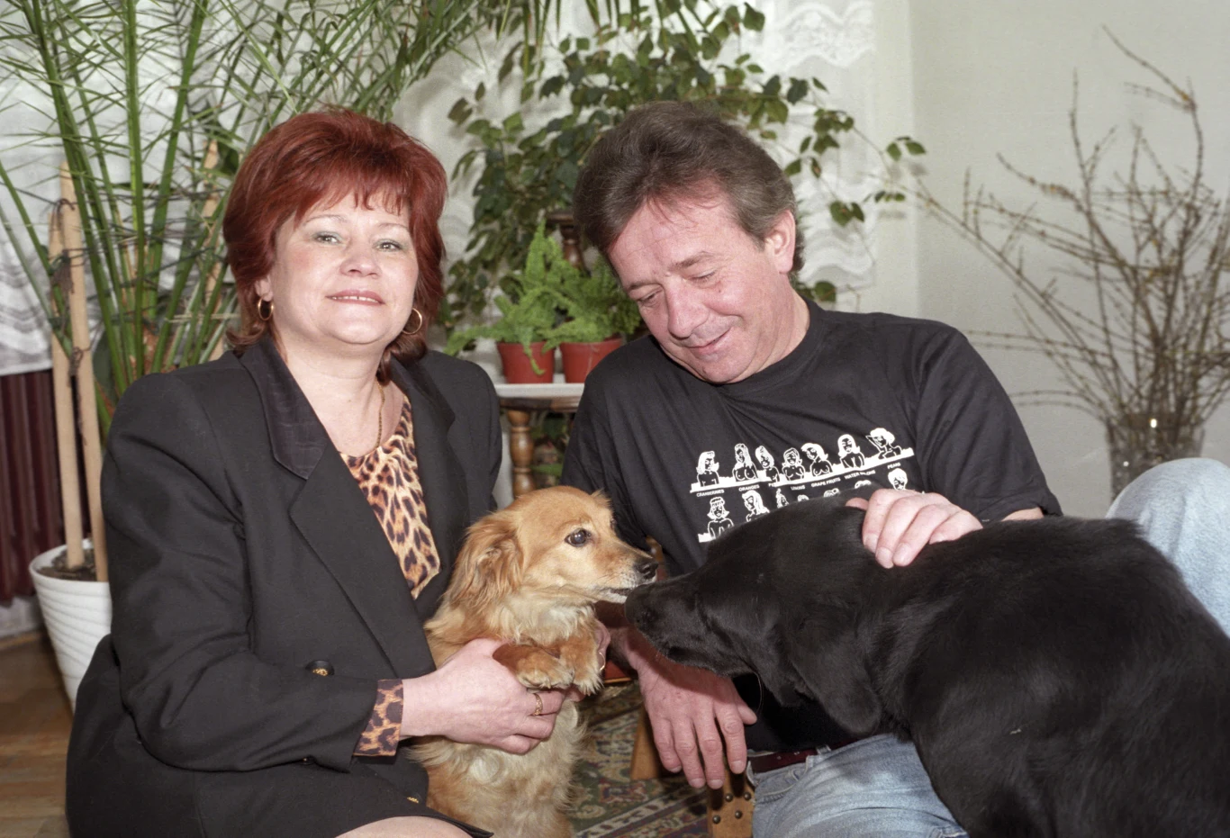 Jacek Lech z przyjaciółką Jacek Lech z przyjaciółką