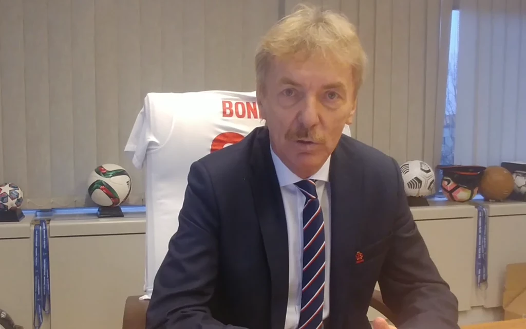 Prezes PZPN-u Zbigniew Boniek gościł Interię w swym gabinecie Prezes PZPN-u Zbigniew Boniek gościł Interię w swym gabinecie