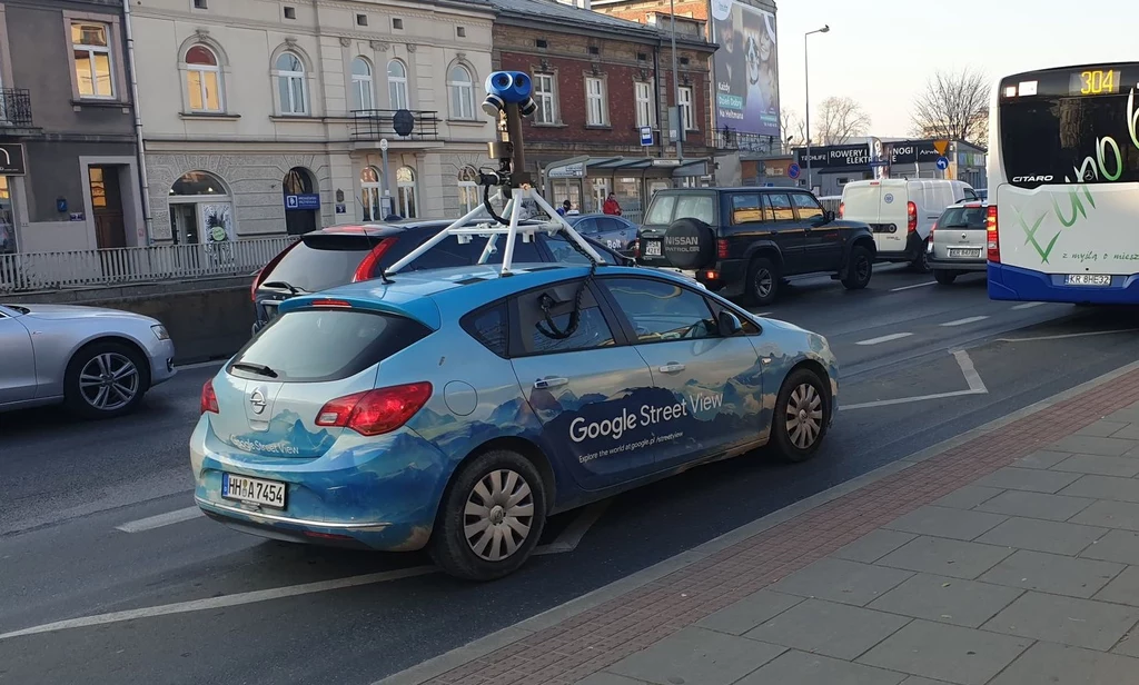 Google Street View w Krakowie