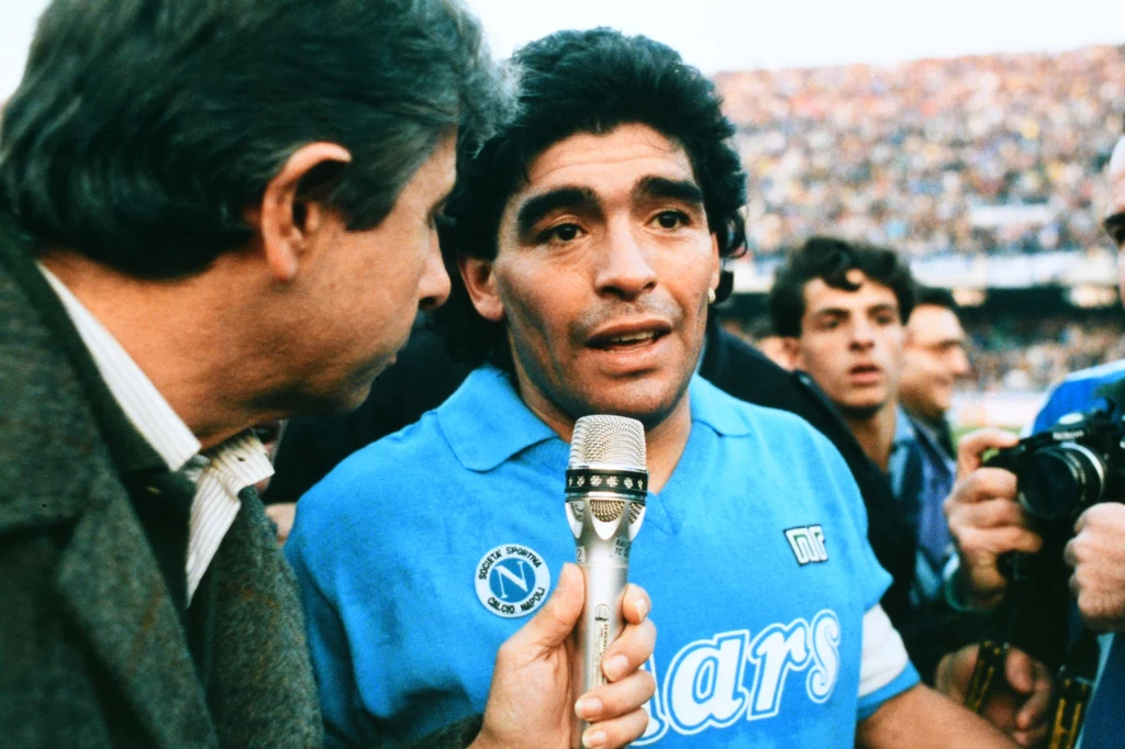 Wywiad z Maradoną po meczu Napoli - Milan 27 listopada 1988 roku Wywiad z Maradoną po meczu Napoli - Milan 27 listopada 1988 roku