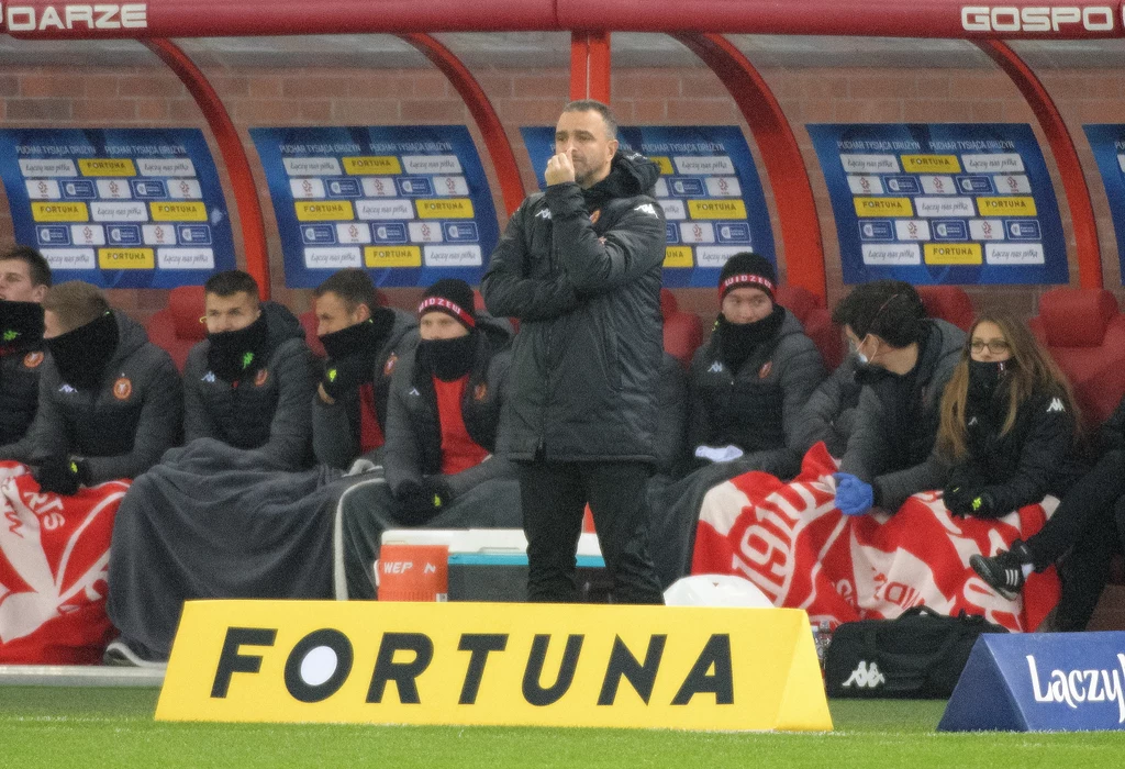 Trener Widzewa Łódź Enkeleid Dobi Trener Widzewa Łódź Enkeleid Dobi