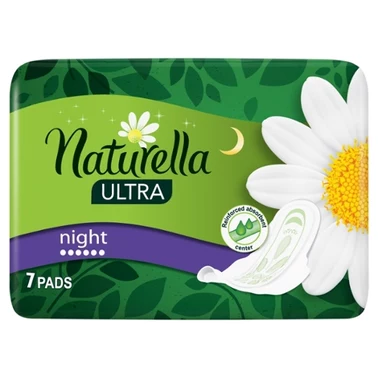 Naturella Ultra Night Rozmiar 4 Podpaski ze skrzydełkami × 7 - 8