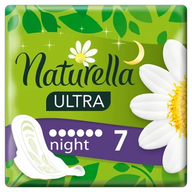 Naturella Ultra Night Rozmiar 4 Podpaski ze skrzydełkami × 7 - 7