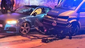 Tak skończył się policyjny pościg