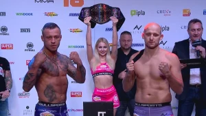 Adrian Błeszyński (z lewej) i Paweł Pawlak zmierzą się w walce wieczoru gali Babilon MMA 18