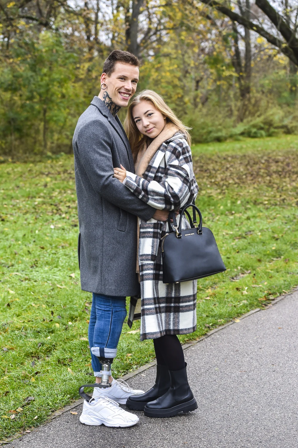 Sylwester Wilk z ukochaną Sylwester Wilk z ukochaną